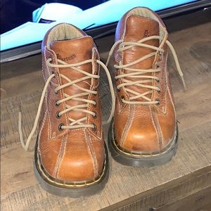 Vintage khaki Dr. Martens boots